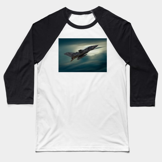 Tornado Baseball T-Shirt by SteveWard